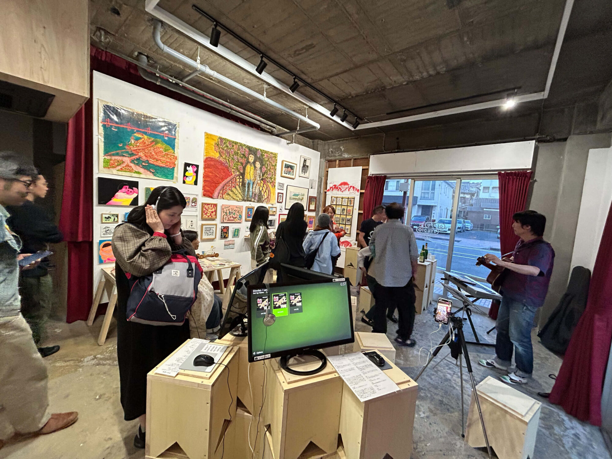 『BEPPU STUDIO』での展示の様子